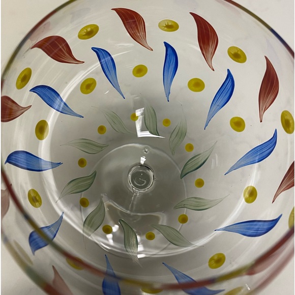 Set of 3 POTTERY BARN Glass Hand Blown Balloon Wine/Water Glasses-PBY39 - Picture 15 of 16